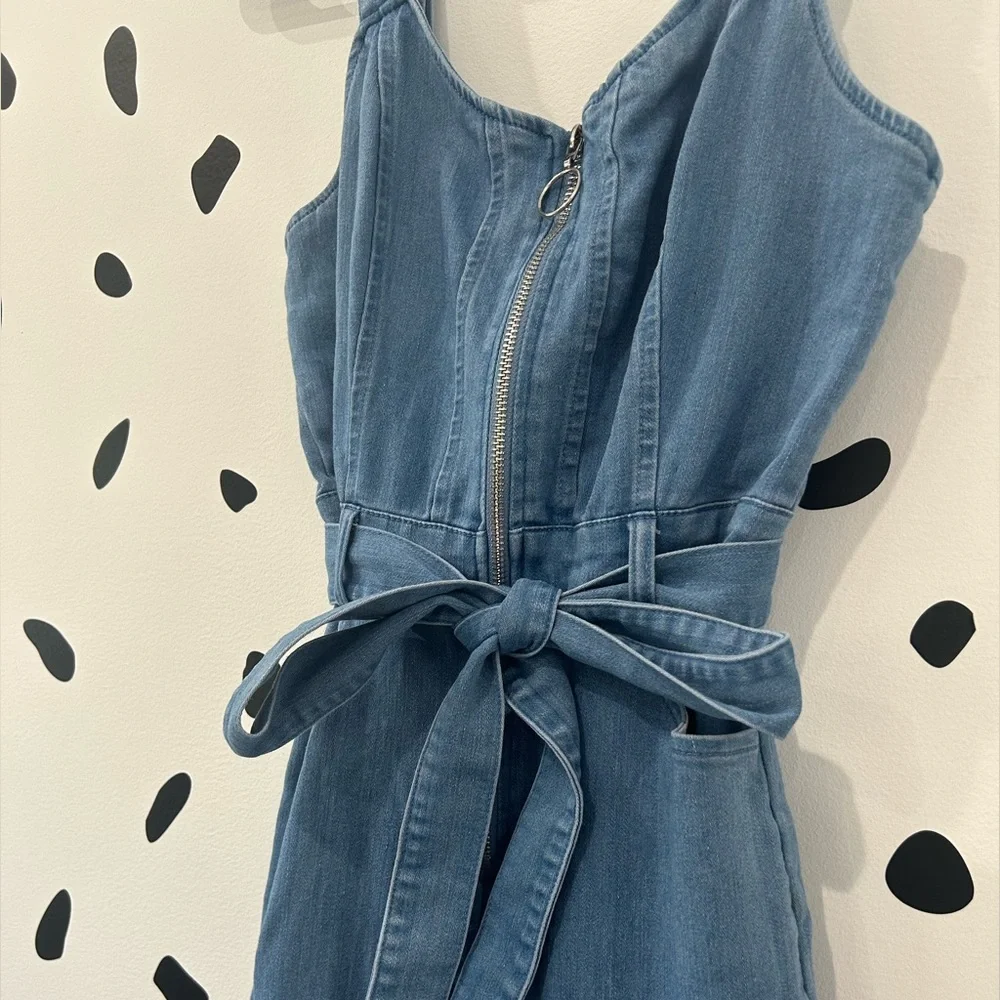 SEXY SMALL IRIS DENIM JUMPSUIT - Picture 8 of 10